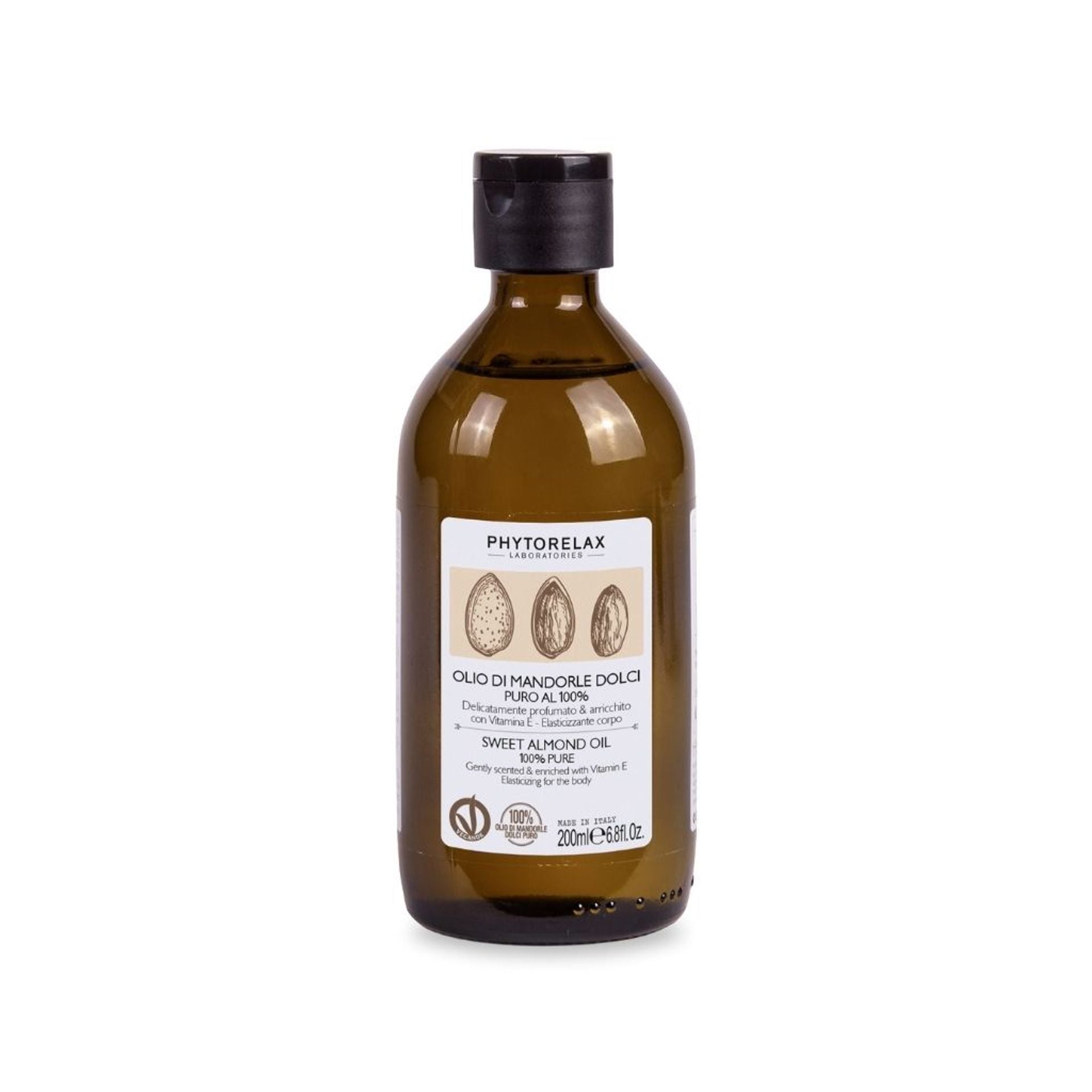 Olio di mandorle dolci puro al 100% 100 ml - Vegan
