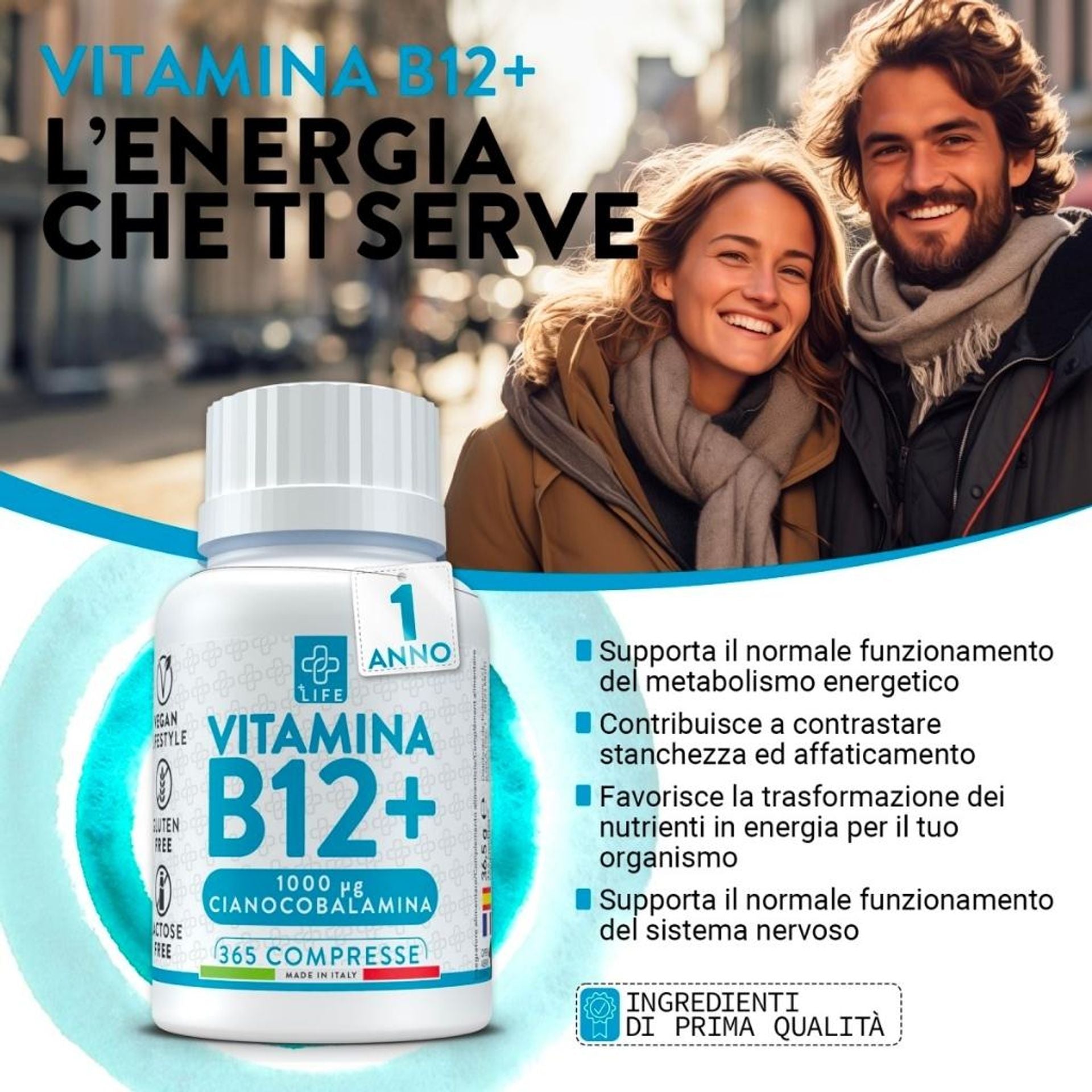 Vitamina B12+ 365 micro caps