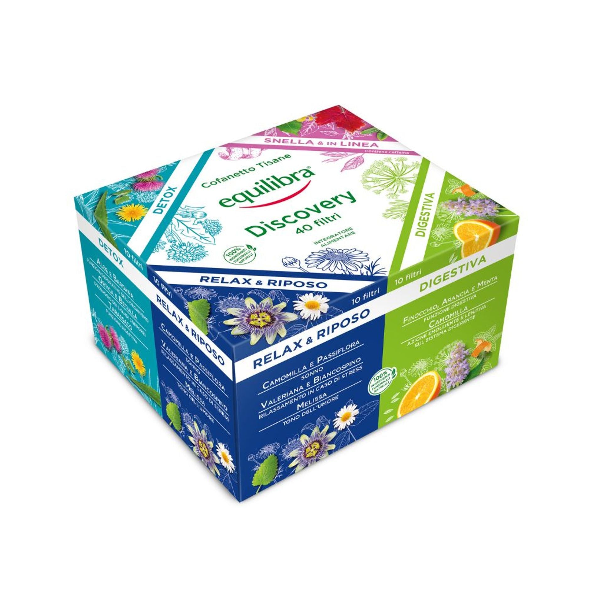 Cofanetto 40 filtri tisane funzionali