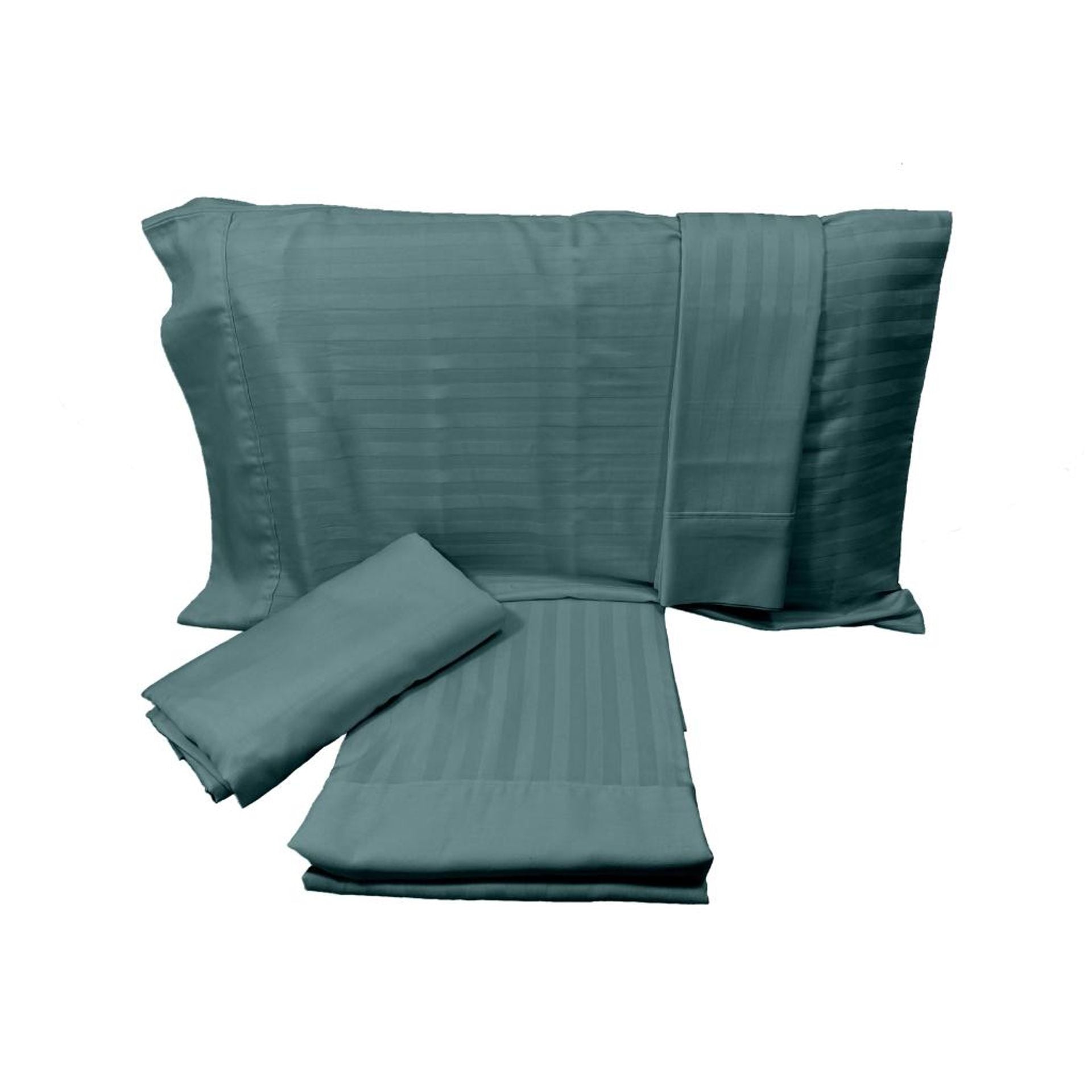 Completo letto matrimoniale in raso di cotone 100%