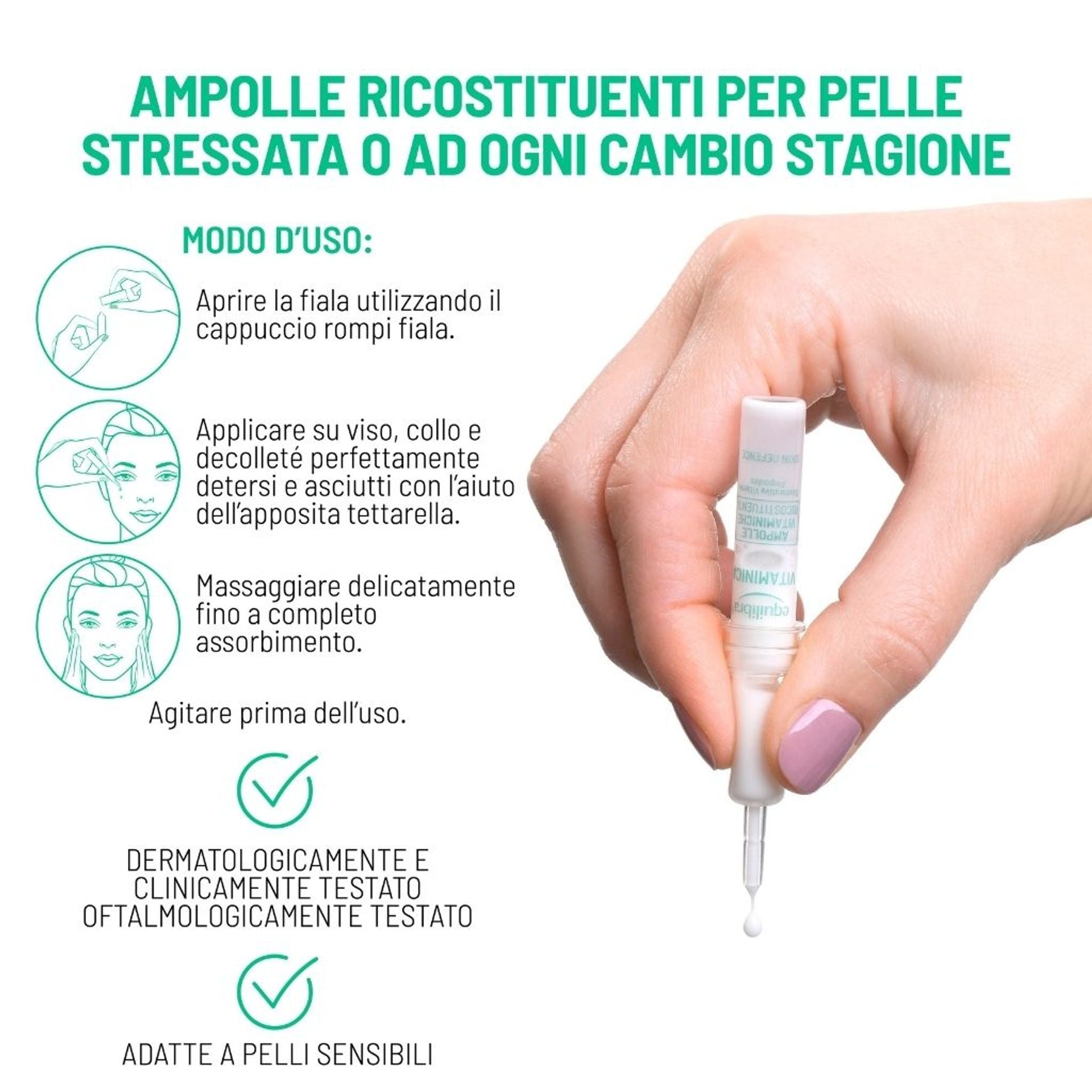 Ampolle vitaminiche ricostituenti 7x2.5ml