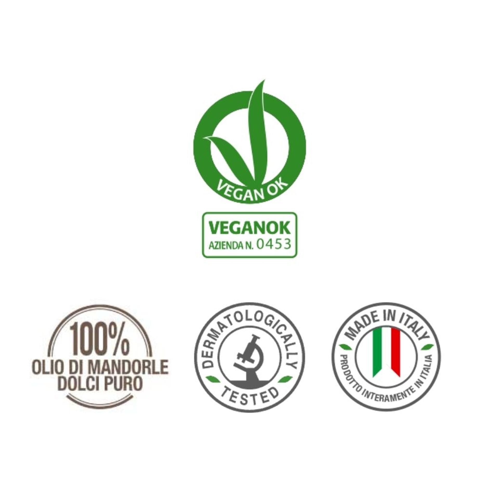 Olio di mandorle dolci puro al 100% 100 ml - Vegan