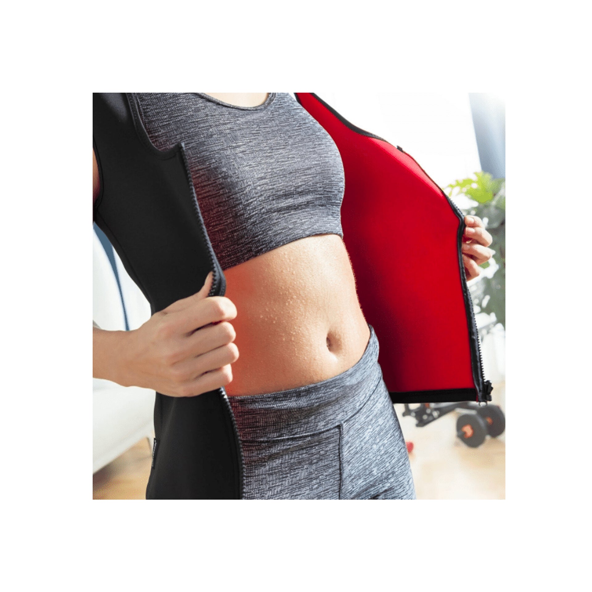 Gilet Sportivo con Effetto Sauna da Donna Veheat - L