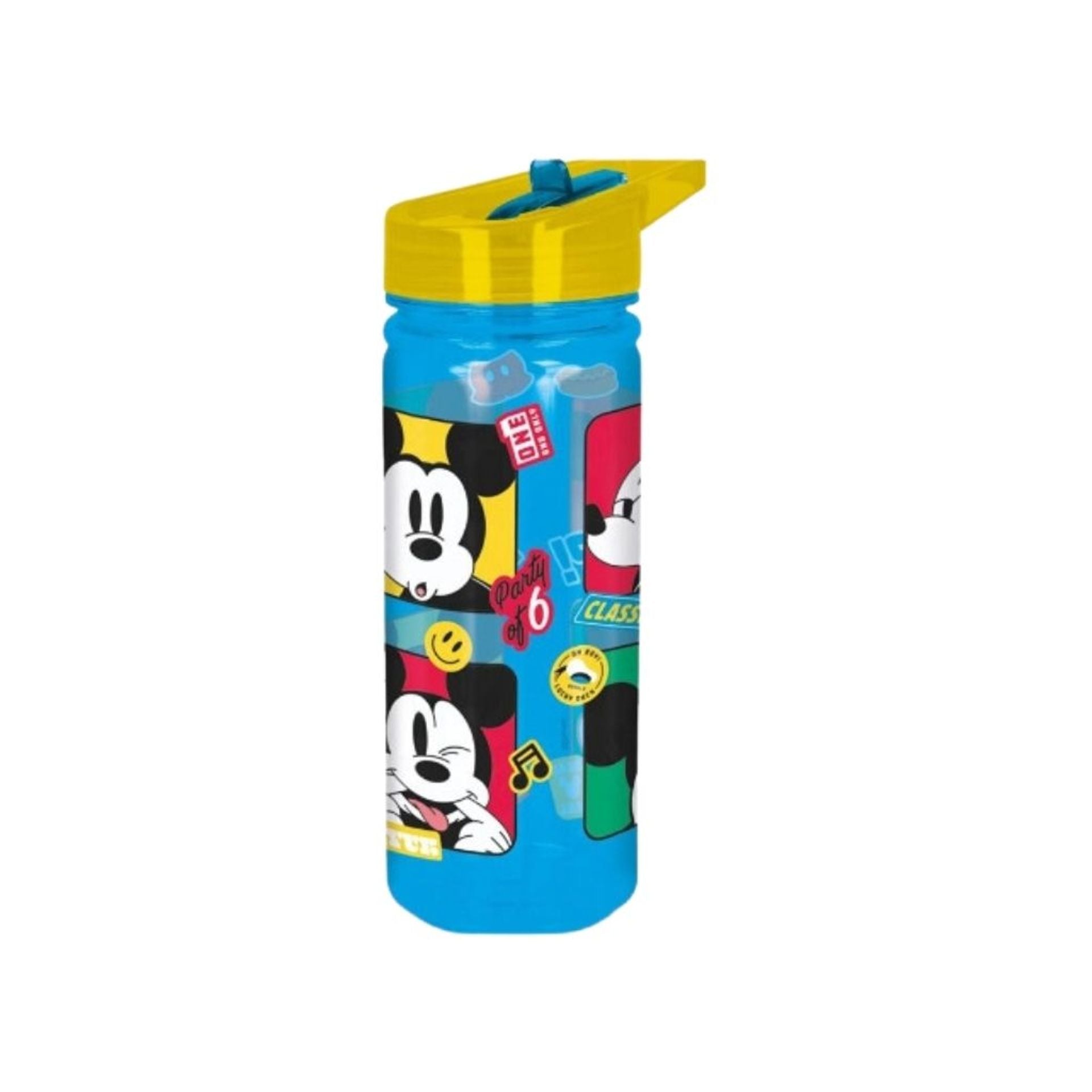 Borraccia Mickey Mouse con cannuccia 580ml