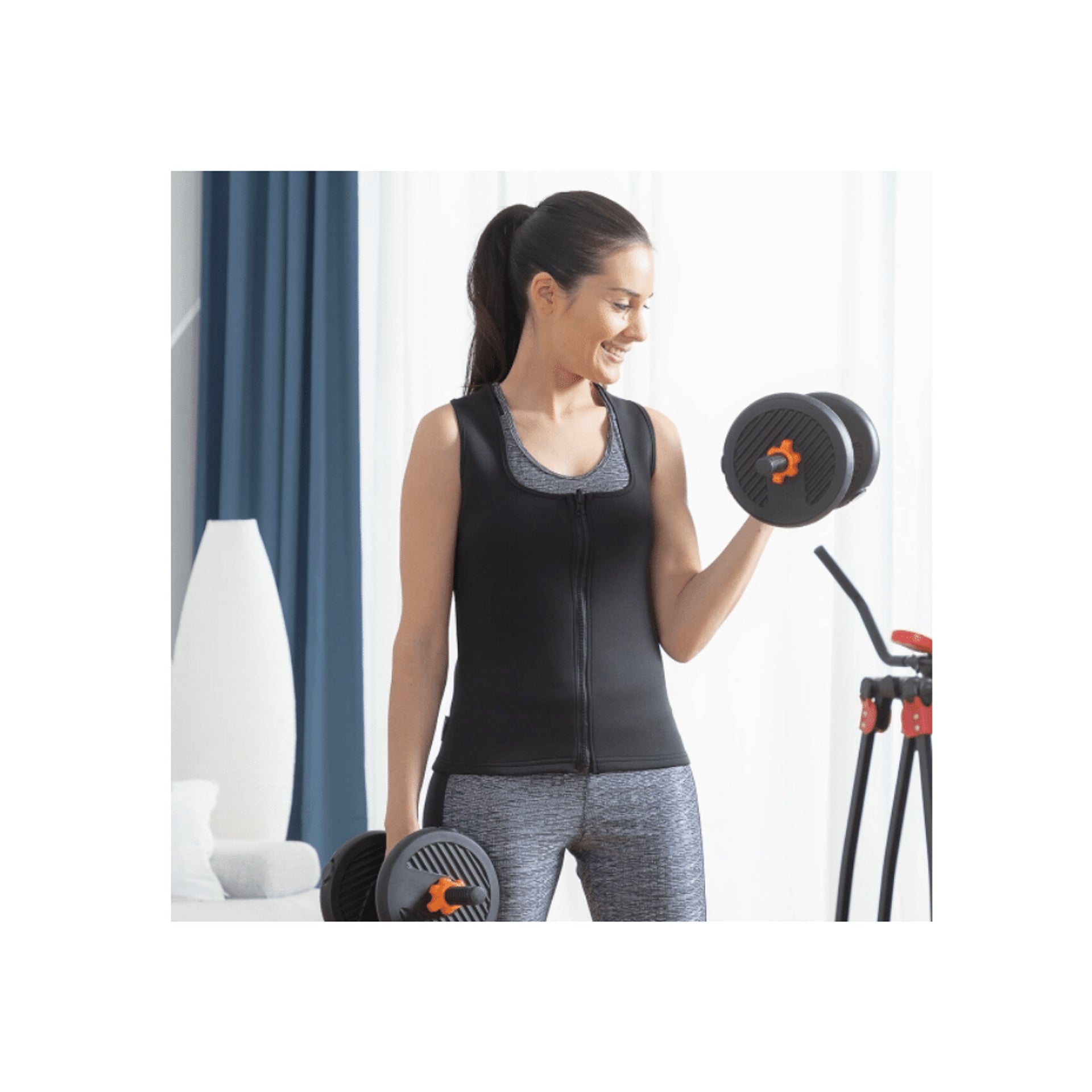 Gilet Sportivo con Effetto Sauna da Donna Veheat - L