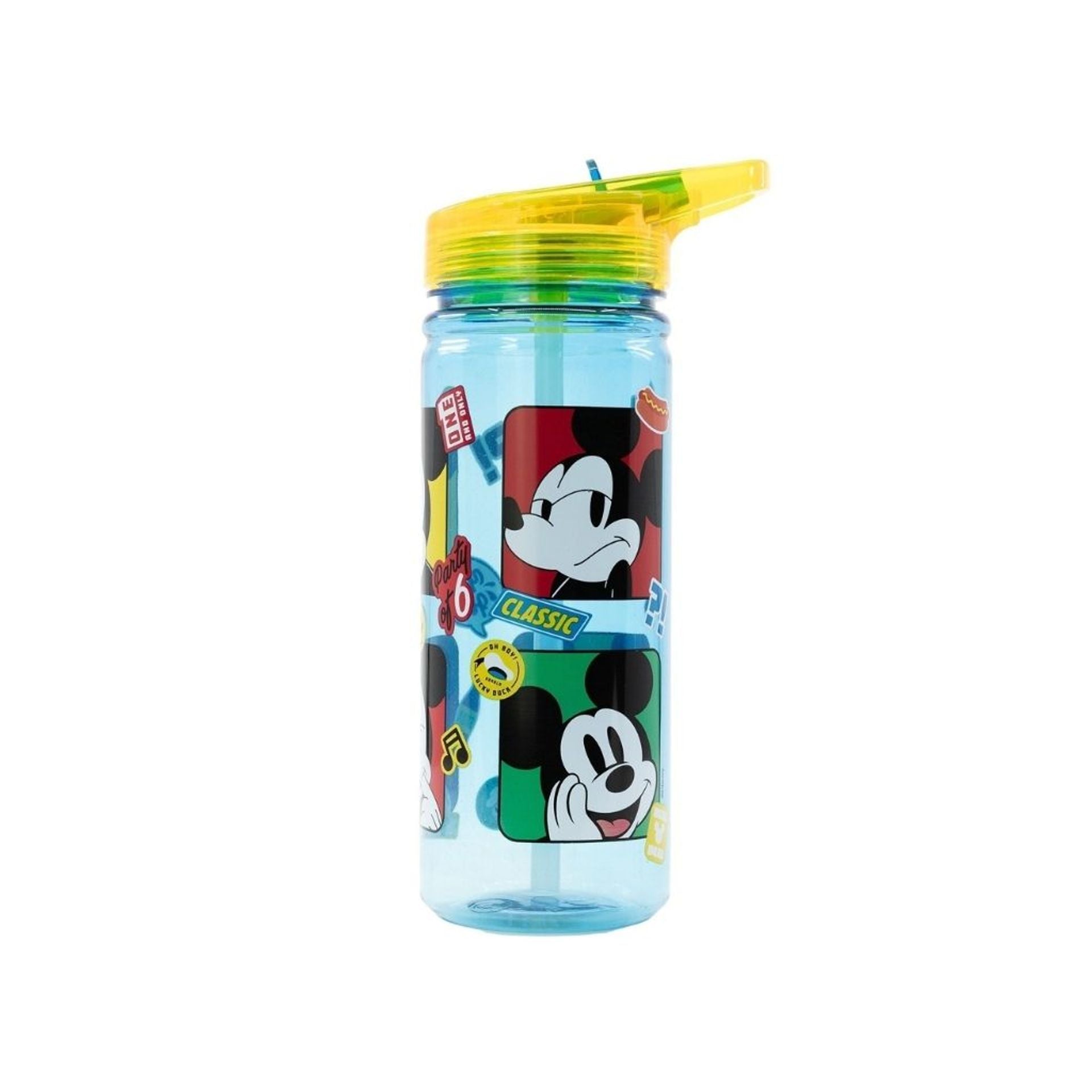 Borraccia Mickey Mouse con cannuccia 580ml