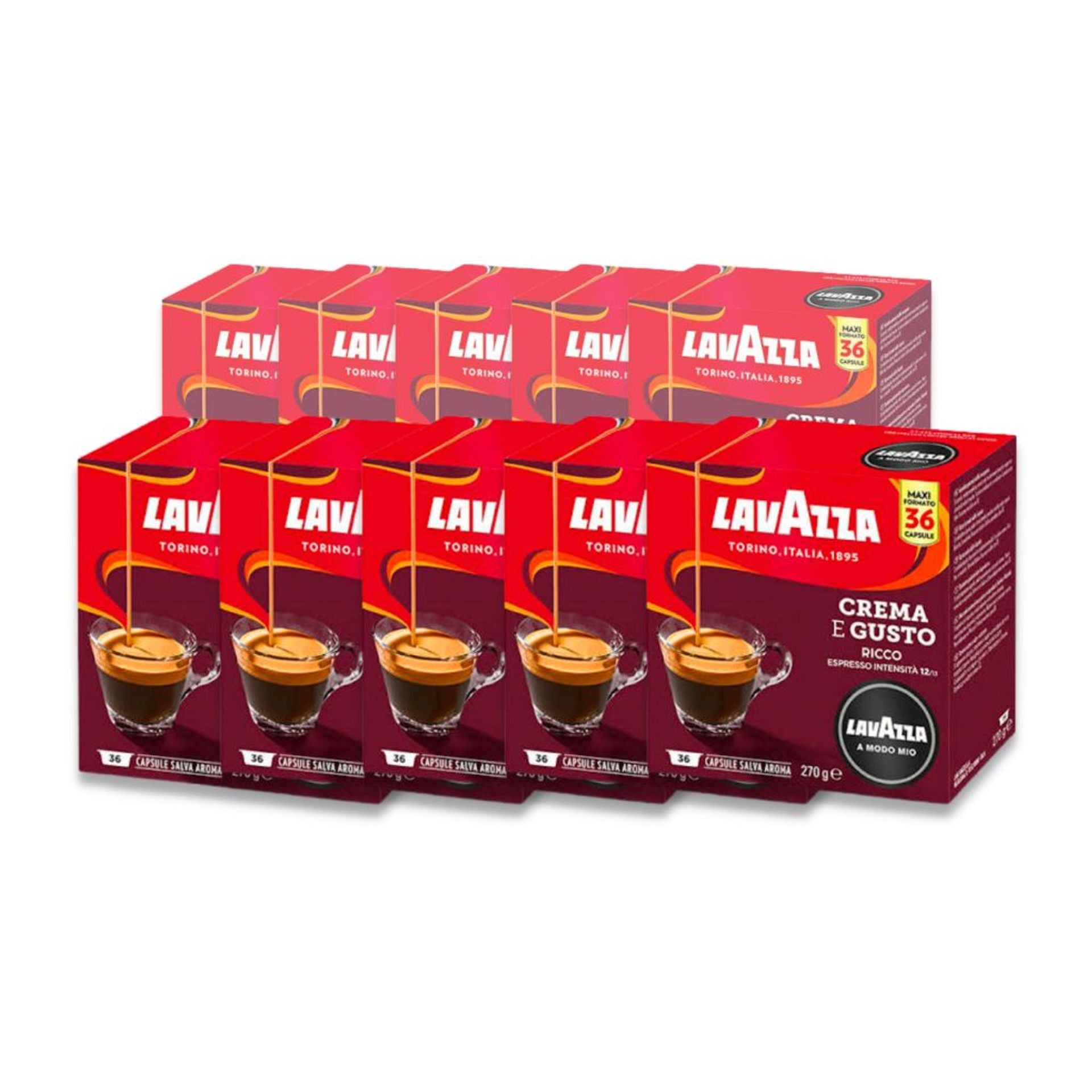 360 capsule Crema e Gusto Ricco Compatibili A Modo Mio