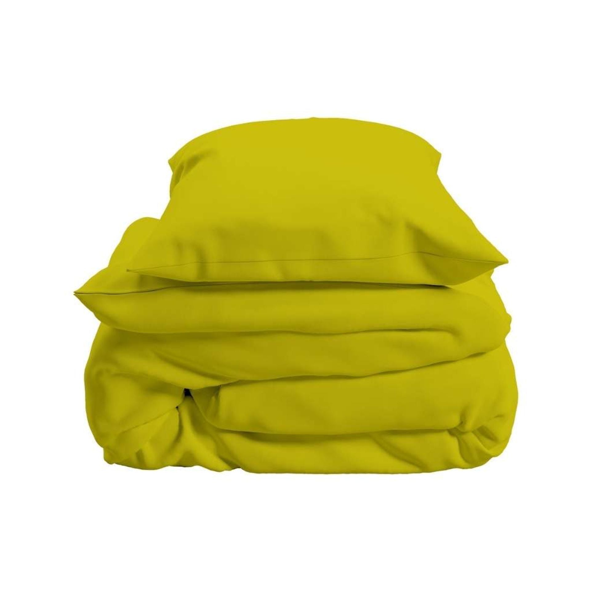 Set Completo Letto Lenzuola - 100% Cotone - Tinta Unita