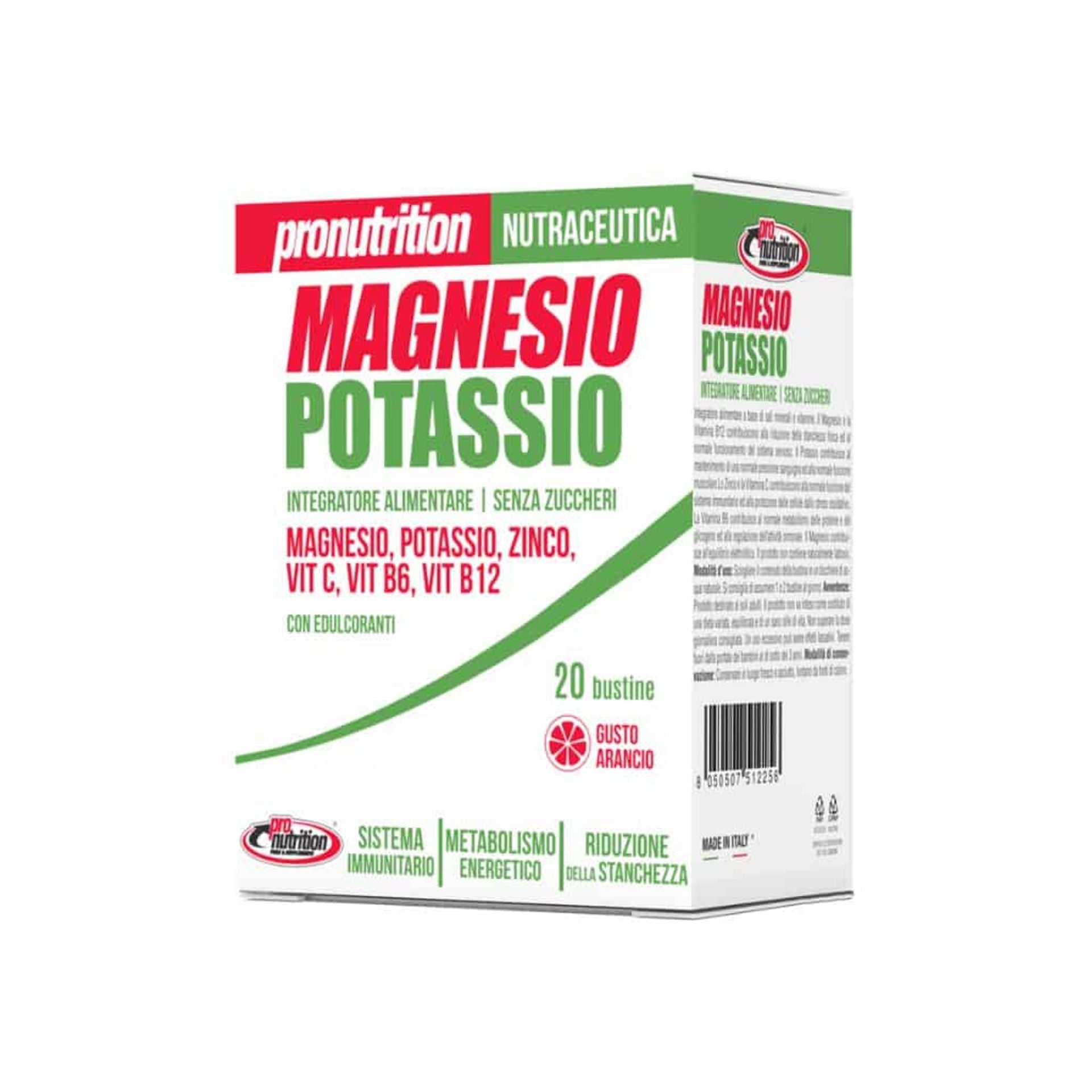 Magnesio e potassio 20 bustine