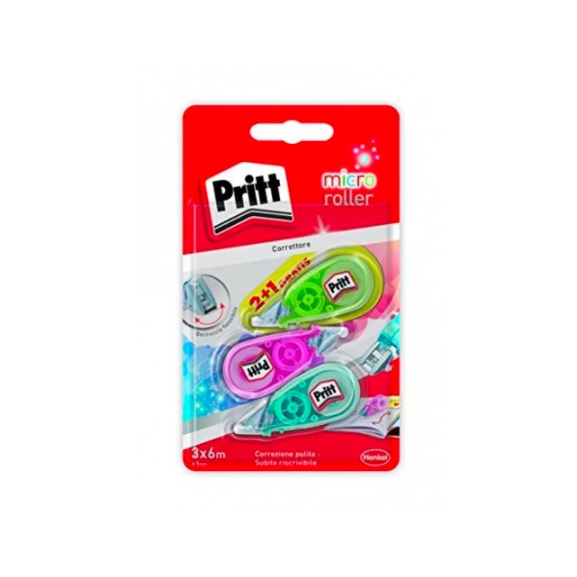 Pritt Correttore Roller Micro Rolly 5mm - bl 3pz