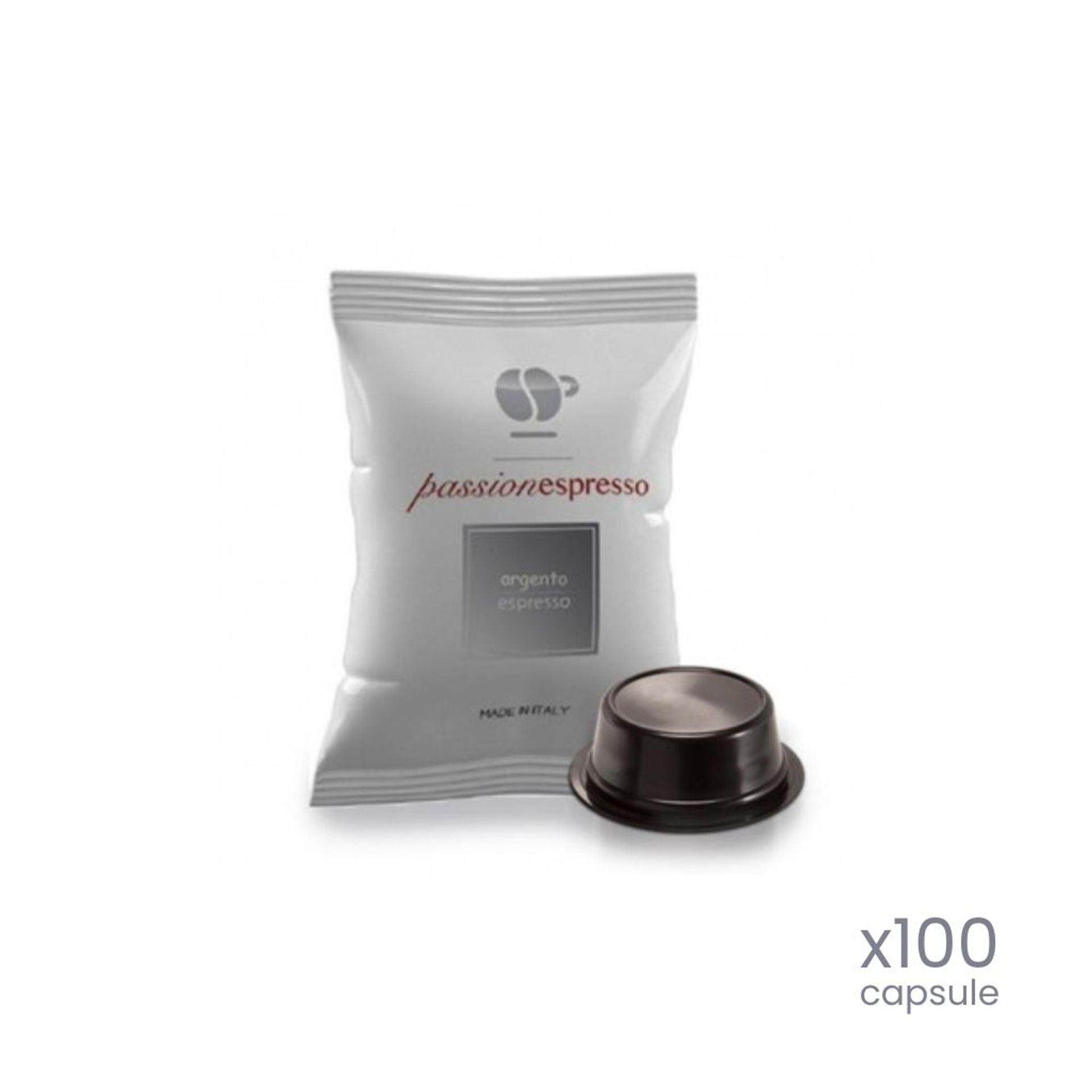 100 capsule Passione Mio Argento compatibili A Modo Mio