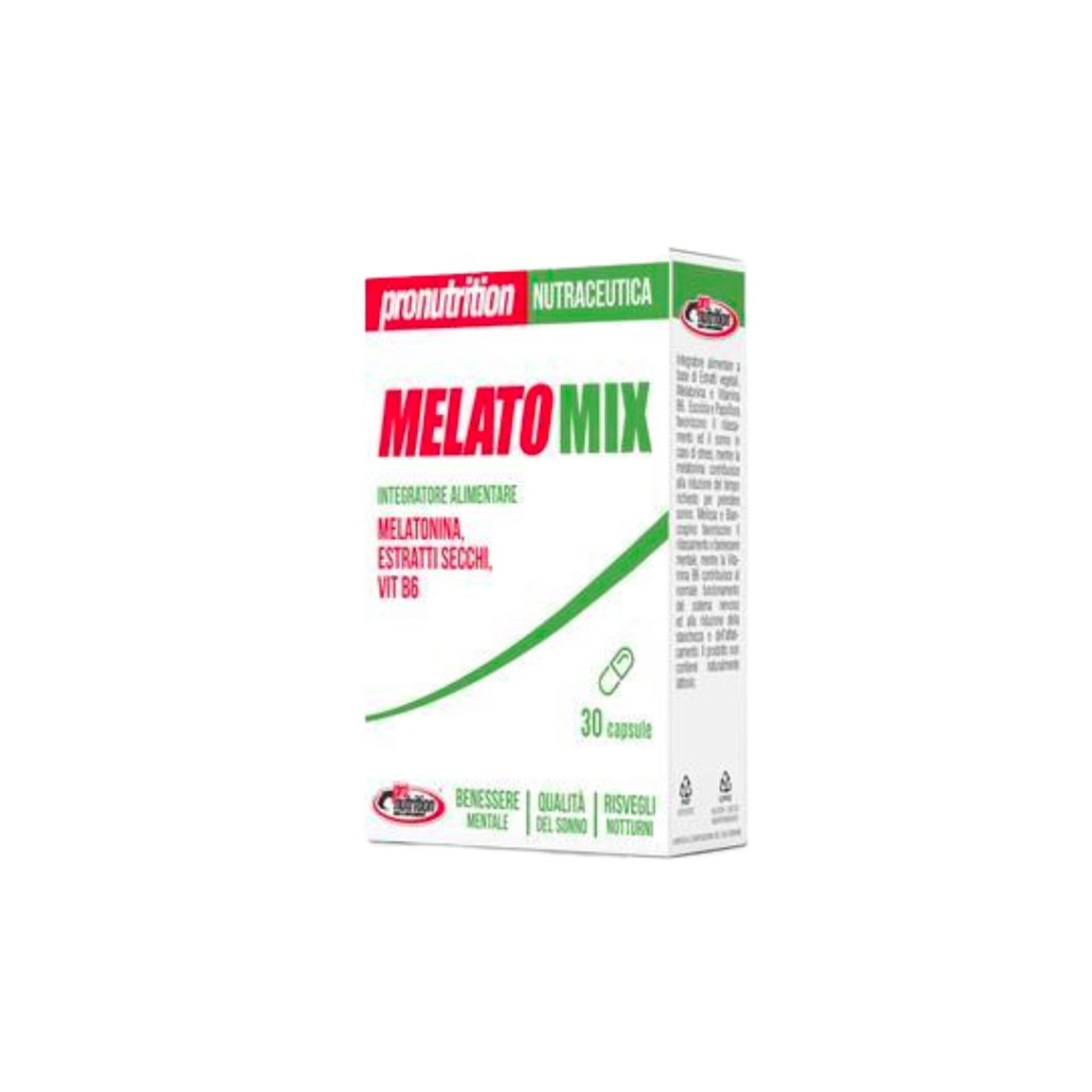 Mix melatonina ed estratti vegetali 30 compresse