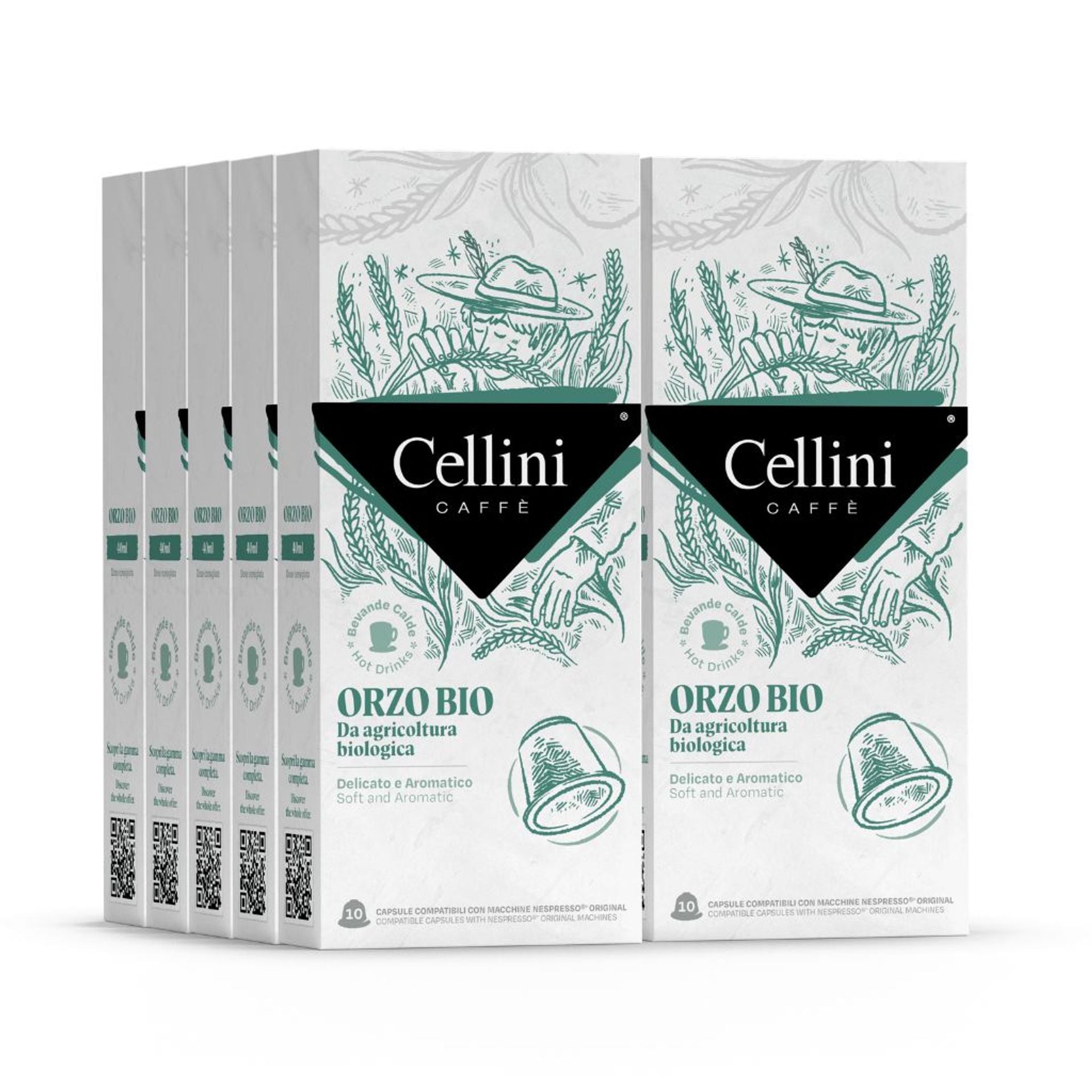 100 capsule Orzo compatibili Nespresso