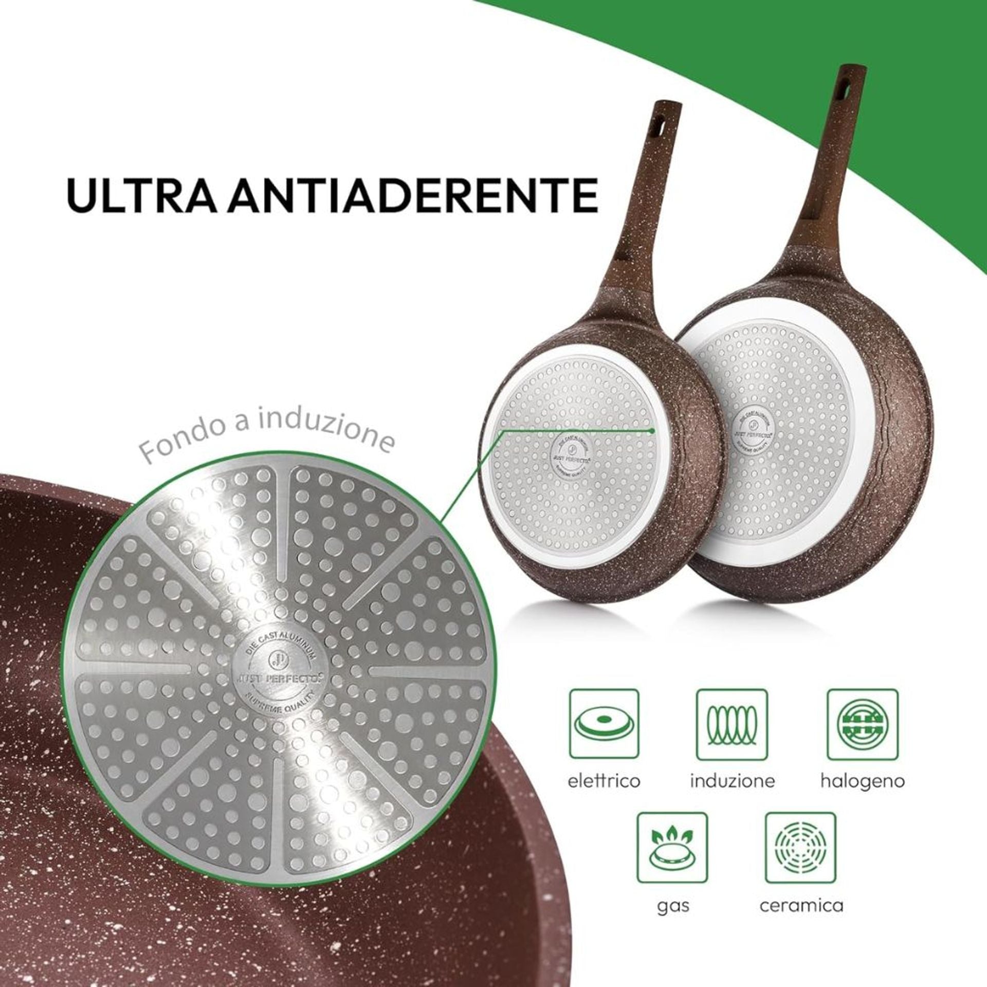 Batteria di pentole 10 pezzi con vaporiera