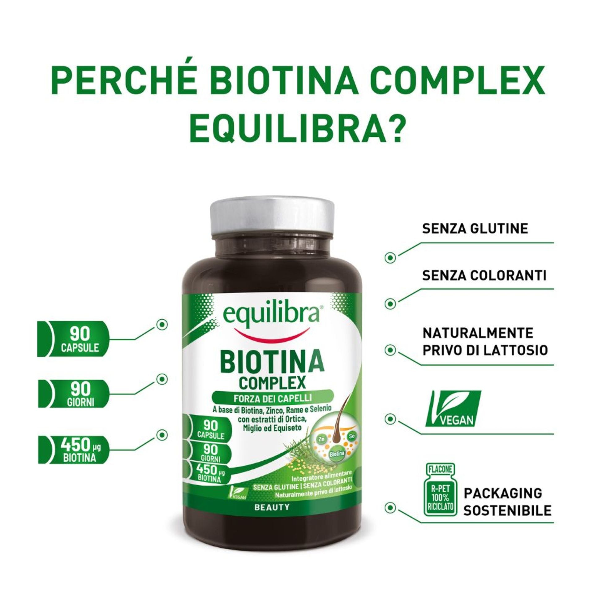 Biotina Complex per unghie e capelli 90 compresse