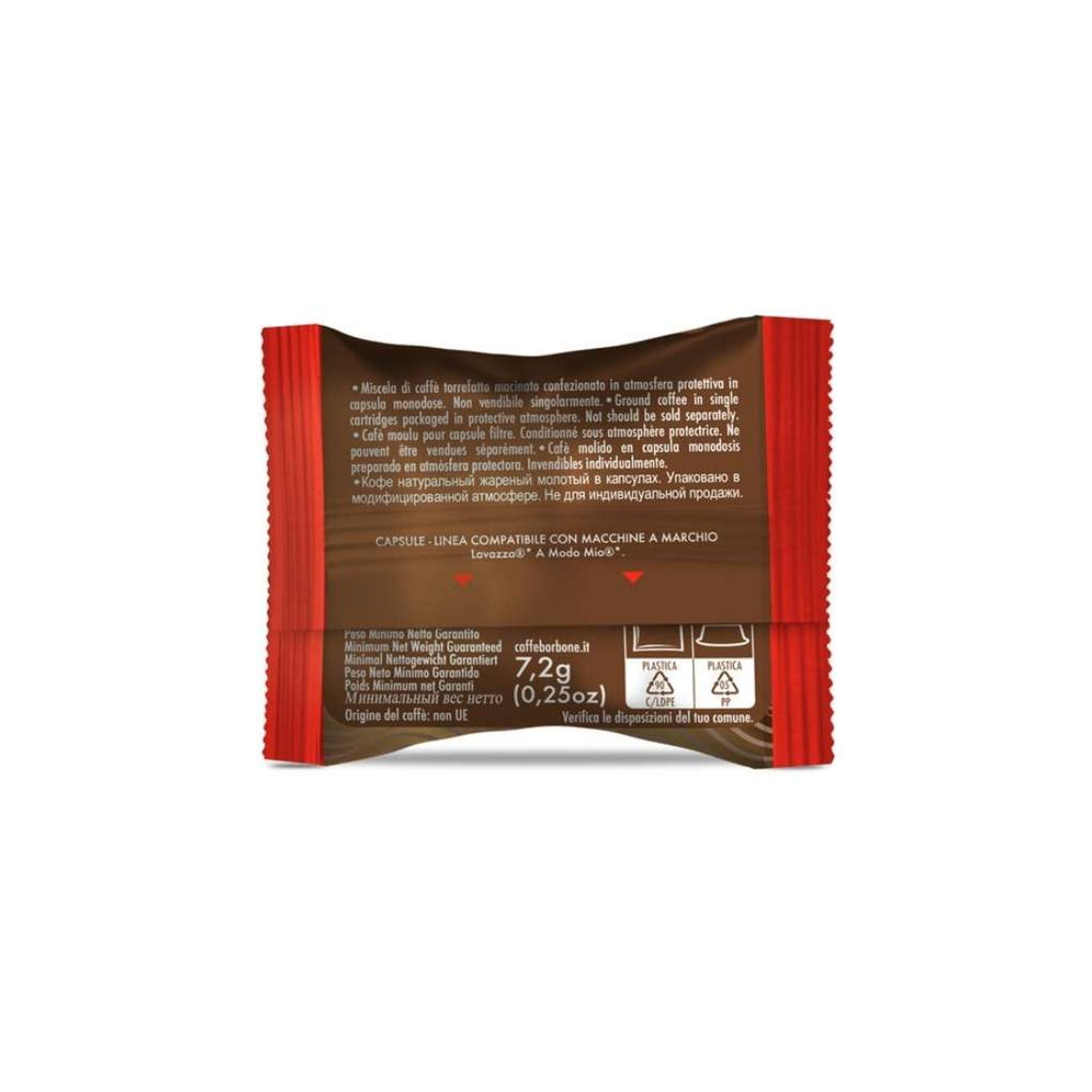 100 capsule Don Carlo miscela Rossa compatibili A Modo Mio