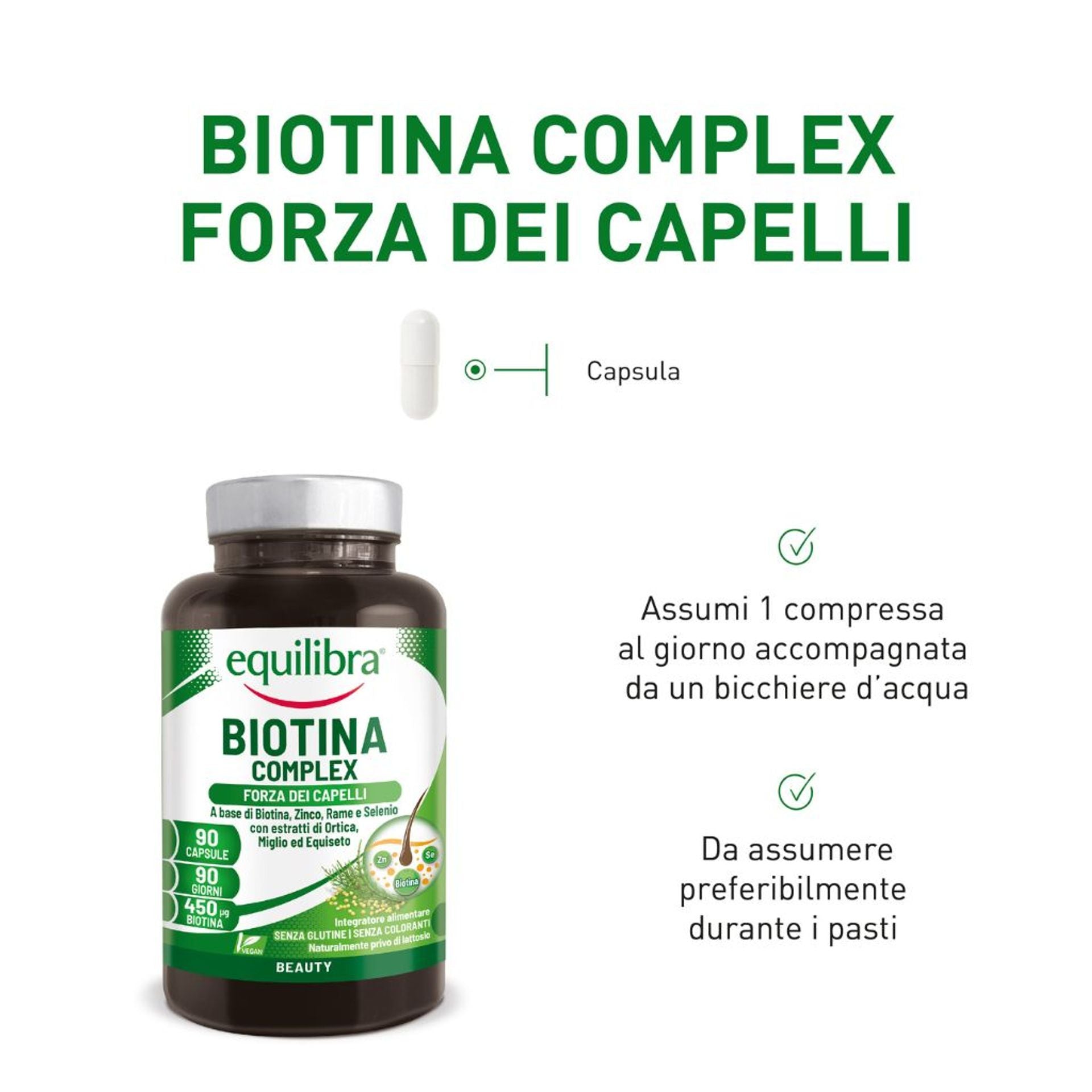 Biotina Complex per unghie e capelli 90 compresse