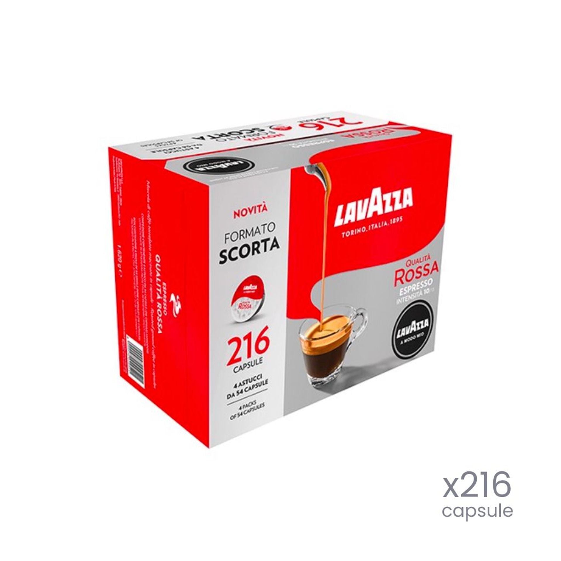 216 capsule Qualità Rossa A Modo Mio