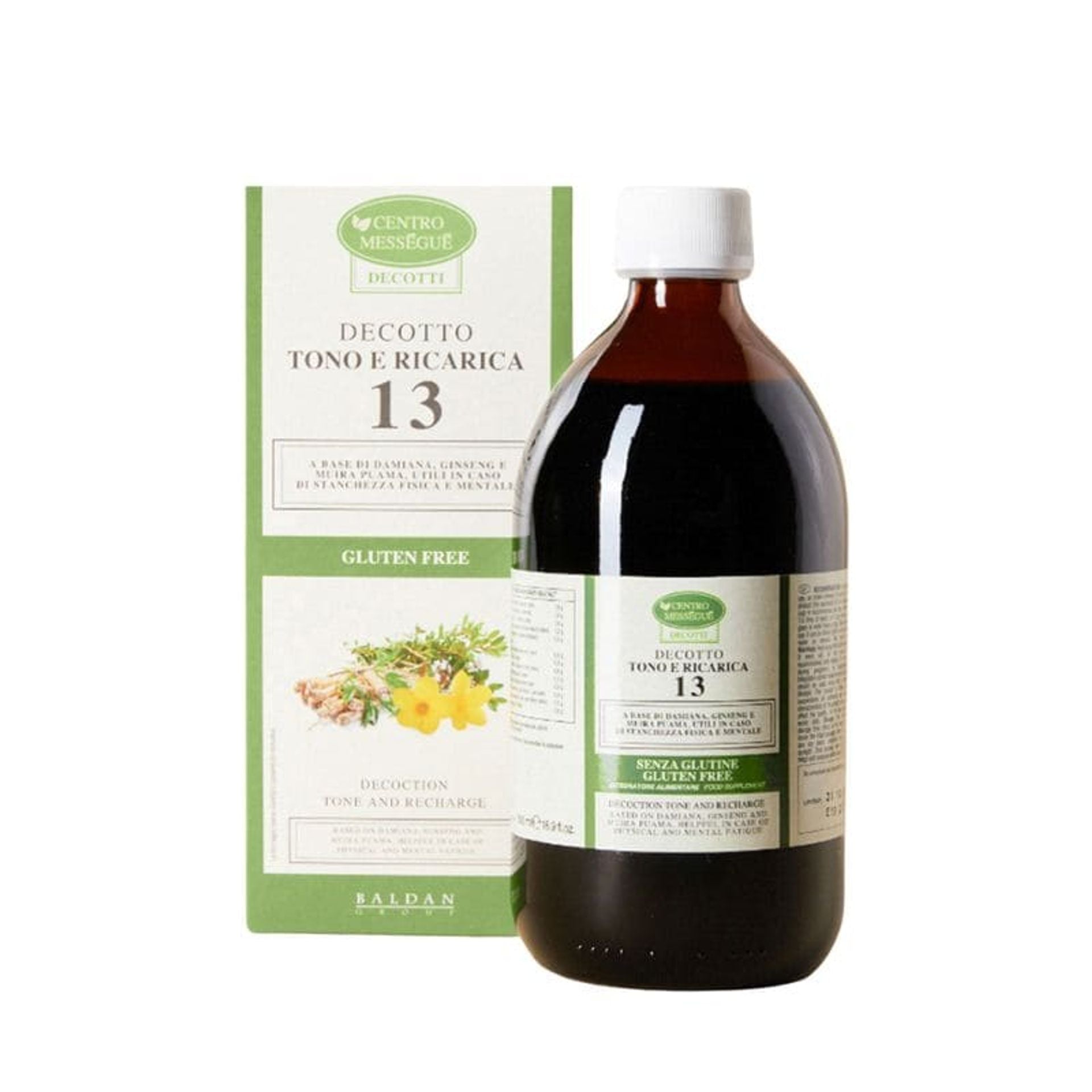 Decotto 13 Tono e Ricarica senza glutine 500 ml