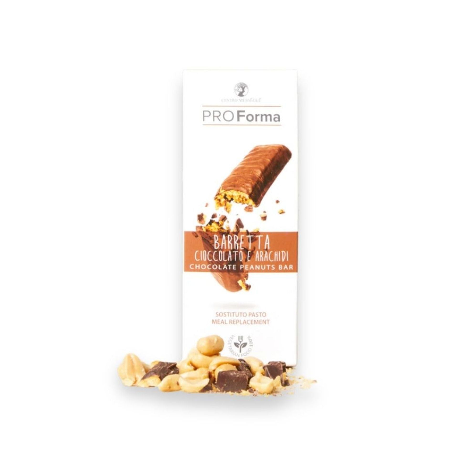 Barretta cioccolato e arachidi vegatariana