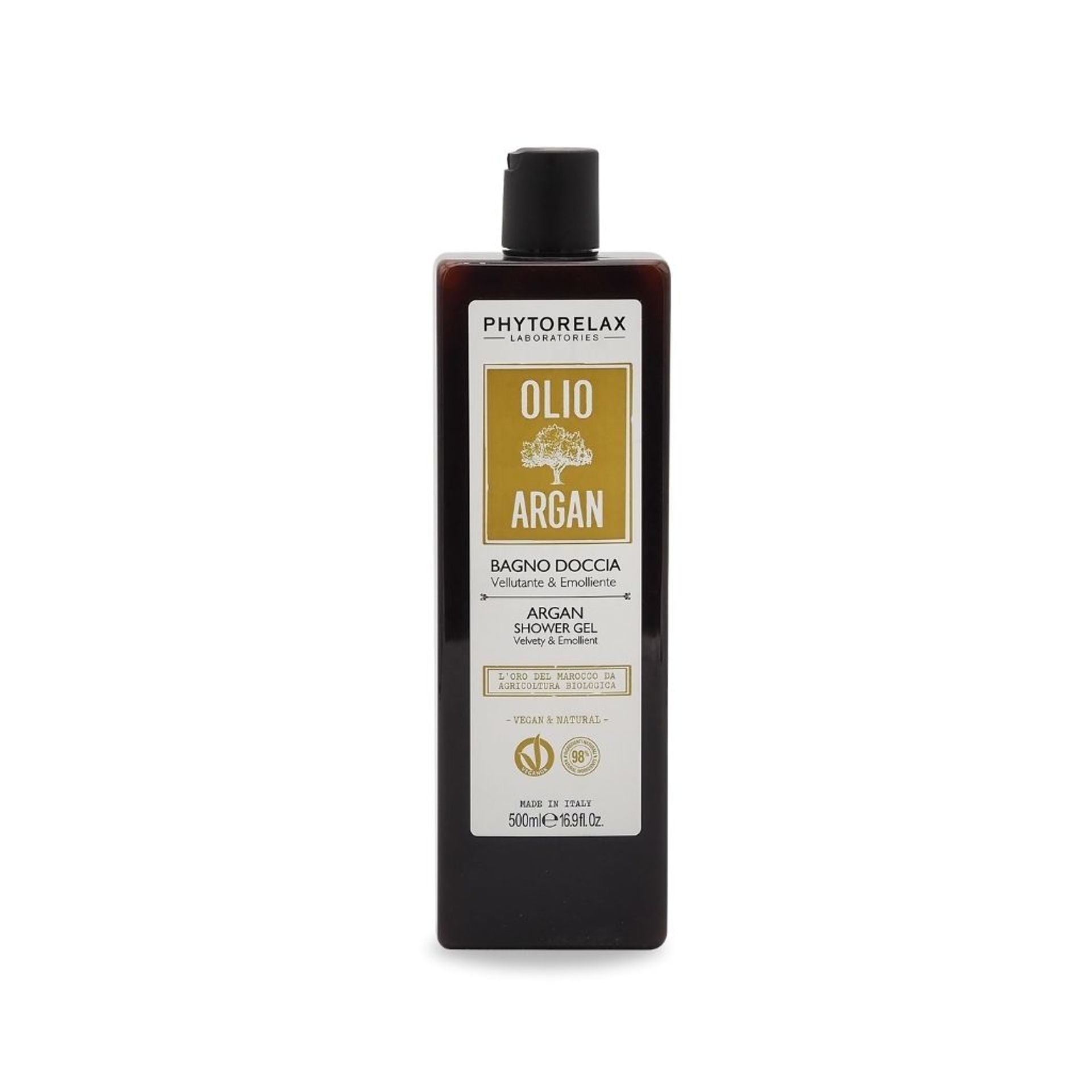 Bagno doccia Argan vellutante ed emoliente 250 ml - Vegan