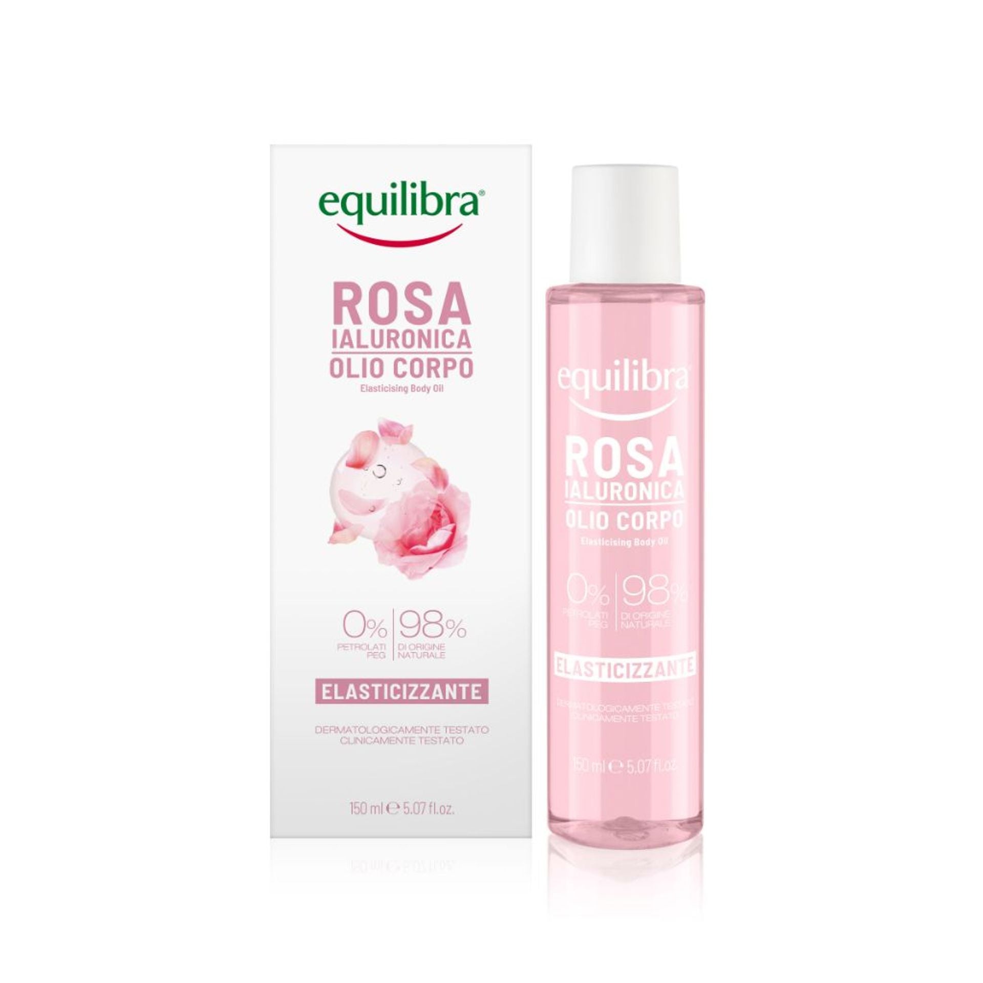 Olio corpo elasticizzante Rosa Ialuronica 150 ml