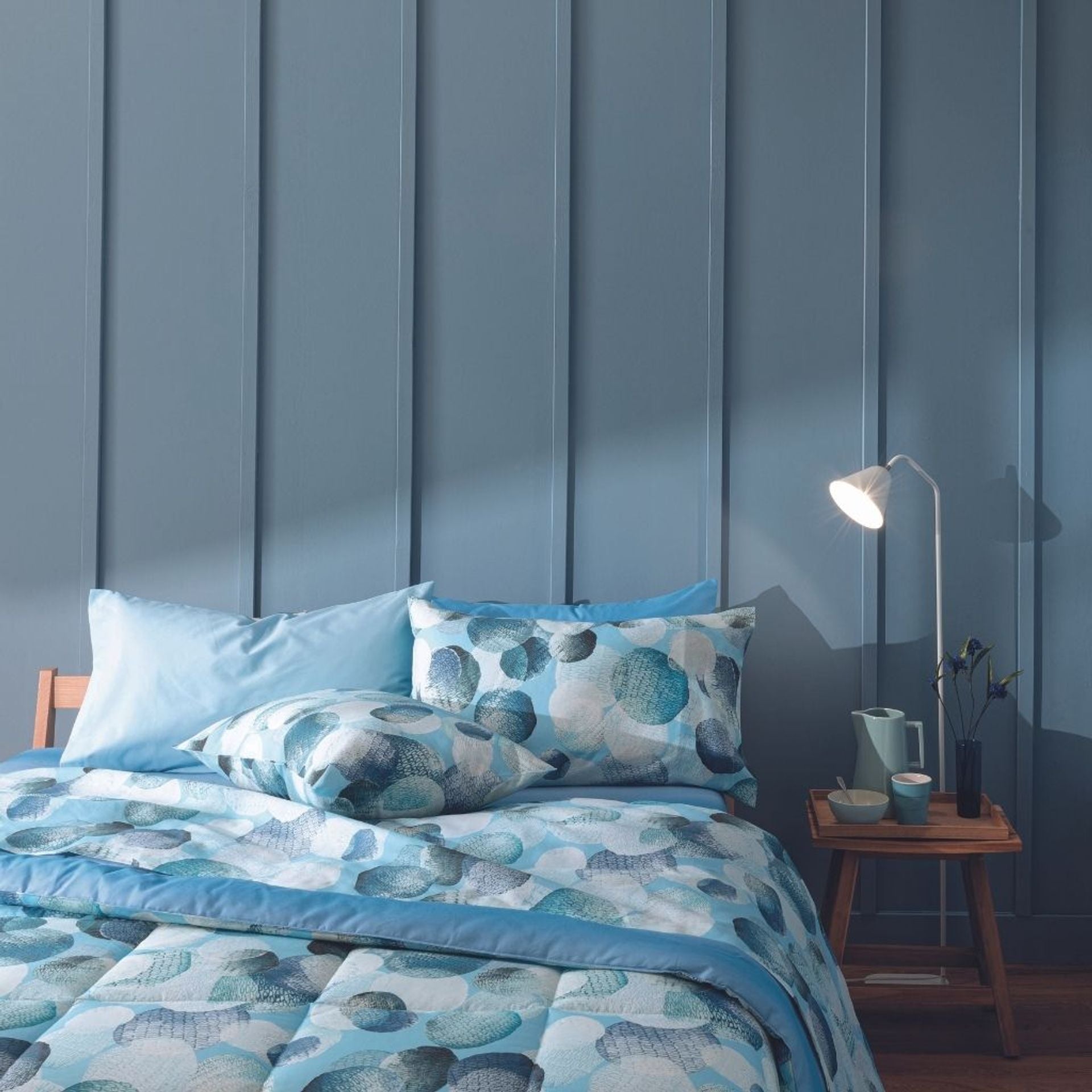 Completo letto matrimoniale 100% - puro cotone