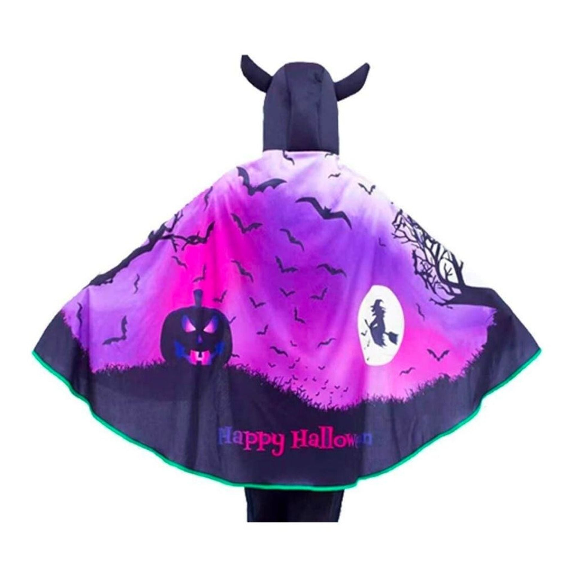 Set Mantello e Cappello Dark Pipistrelli Bambino