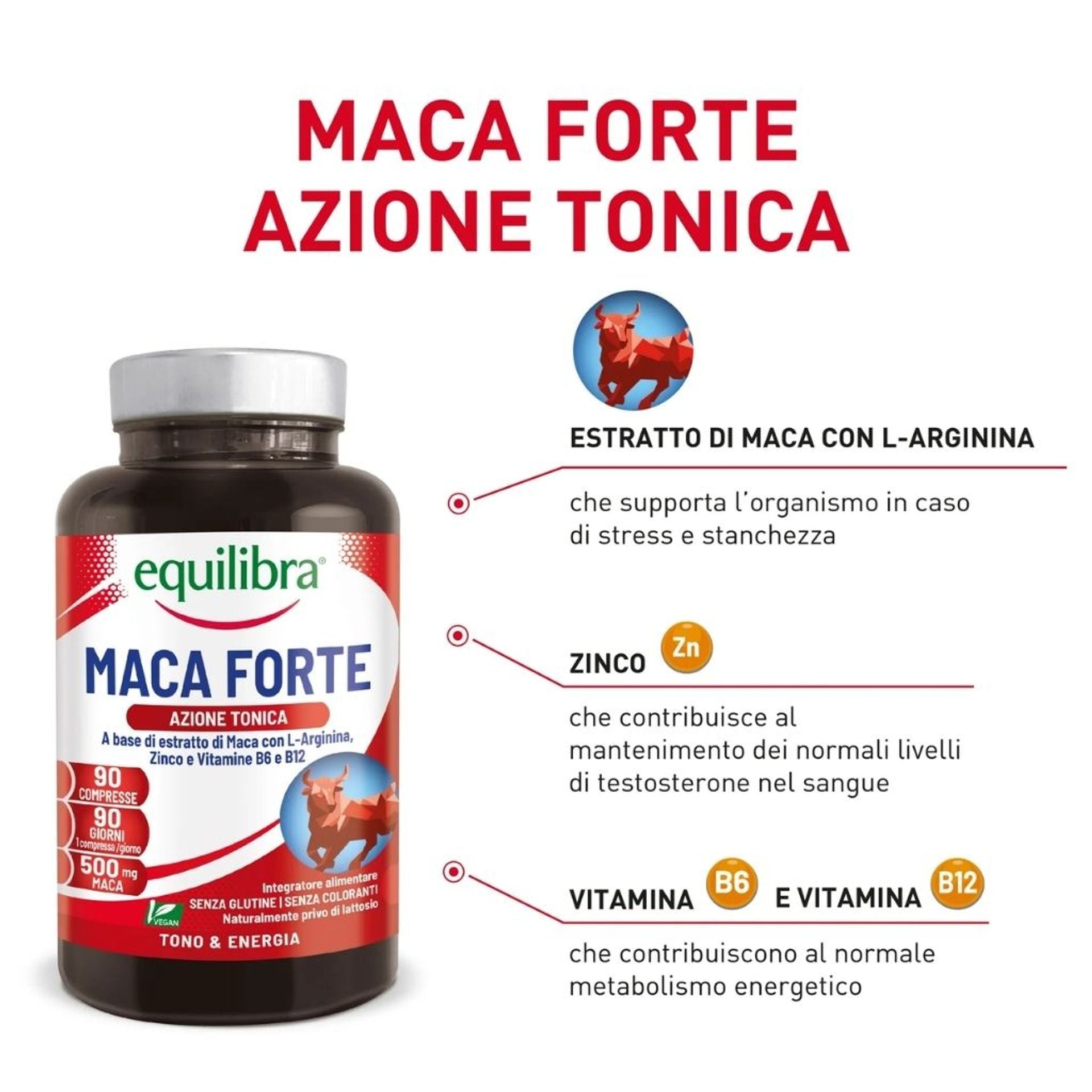 Maca Forte per stanchezza fisica e mentale 90 compresse