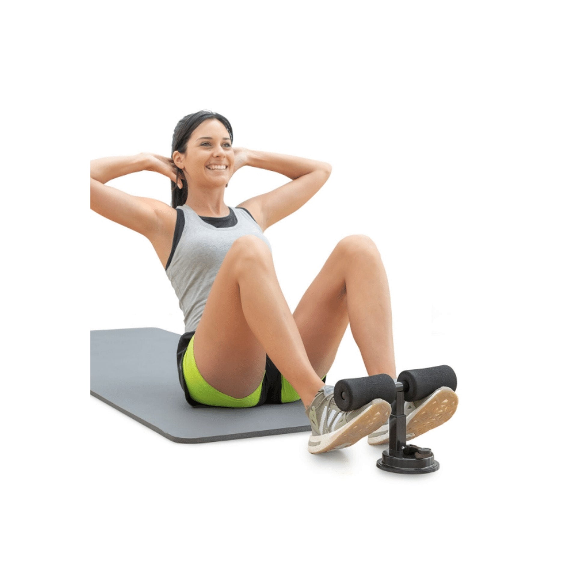 Barra di Supporto per Addominali con Ventosa e Manuale per gli Esercizi