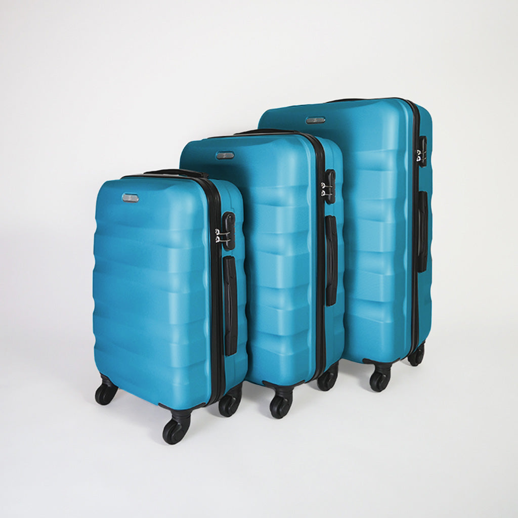 Set valigie trolley rigido bagaglio a mano 55cm media 65cm