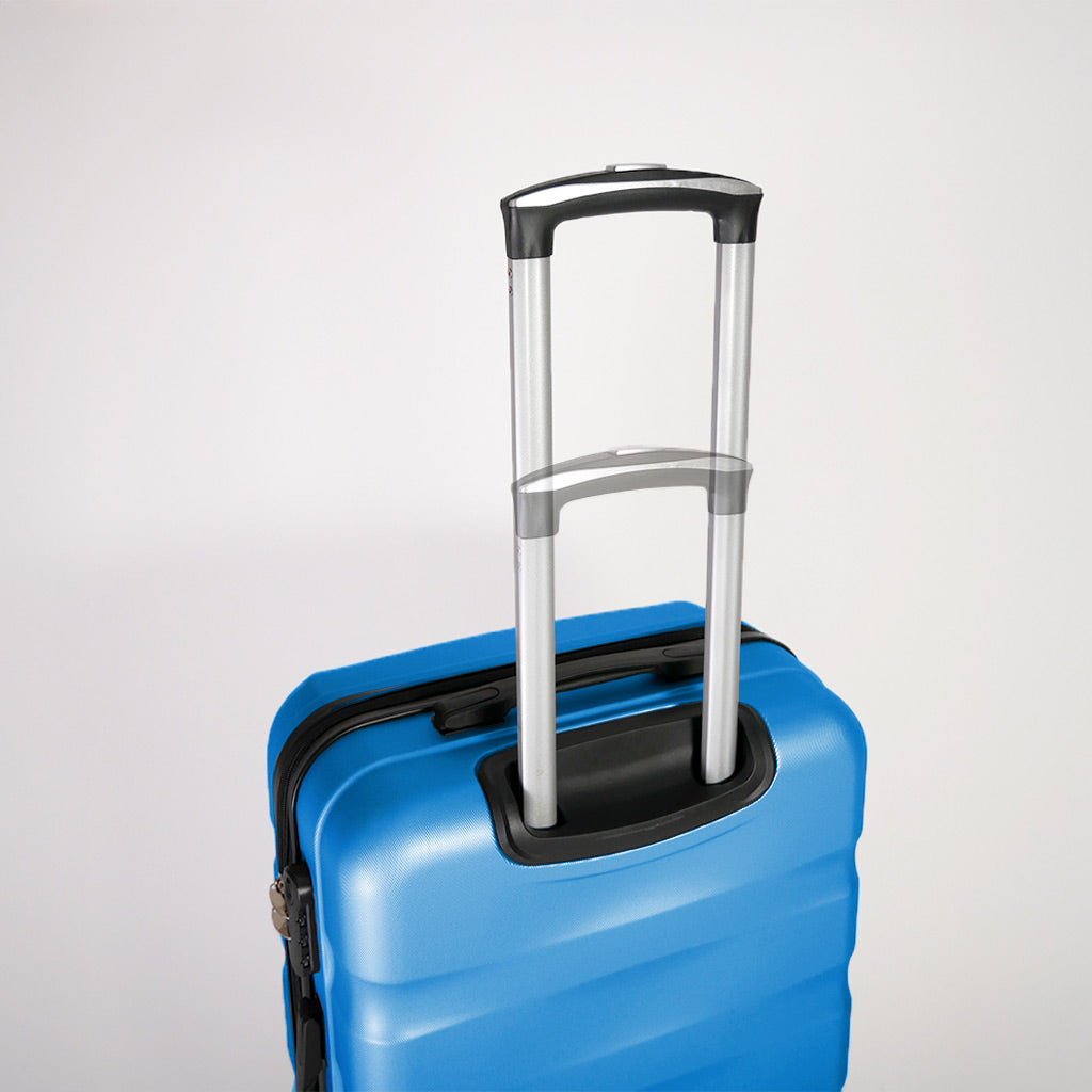 Manico estendibile a due livelli valigia blu