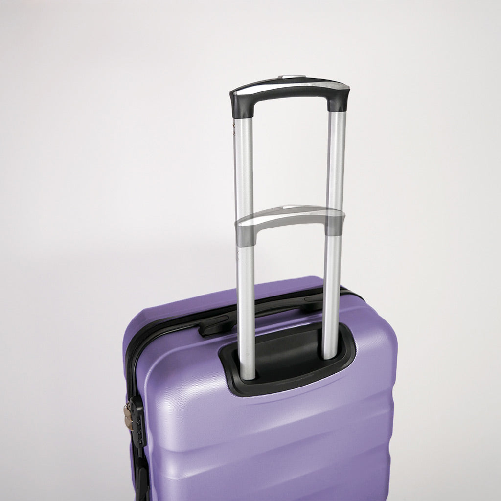 Manico estendibile a due livelli valigia lilla