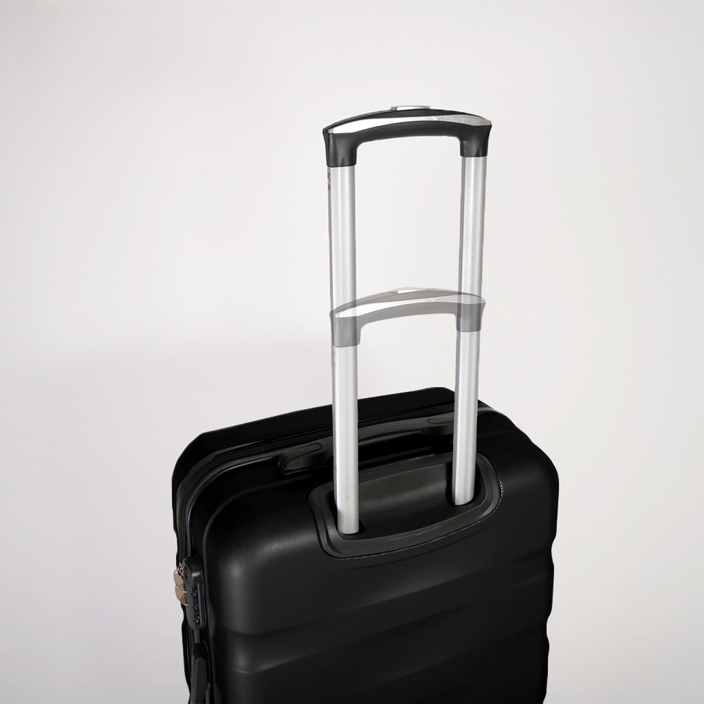 Manico estendibile a due livelli valigia nera