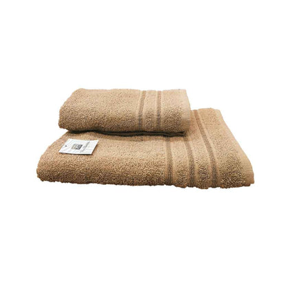 Set 2 asciugamani viso + ospite con ricamo