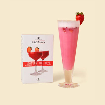 Bevanda fredda ai frutti rossi gluten free